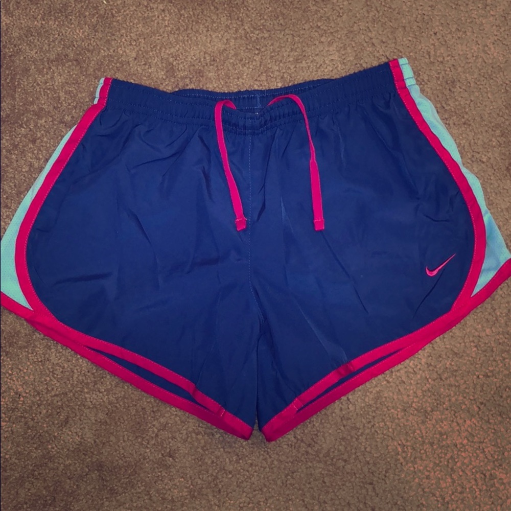 Nike dry-fit shorts with a mesh lining.